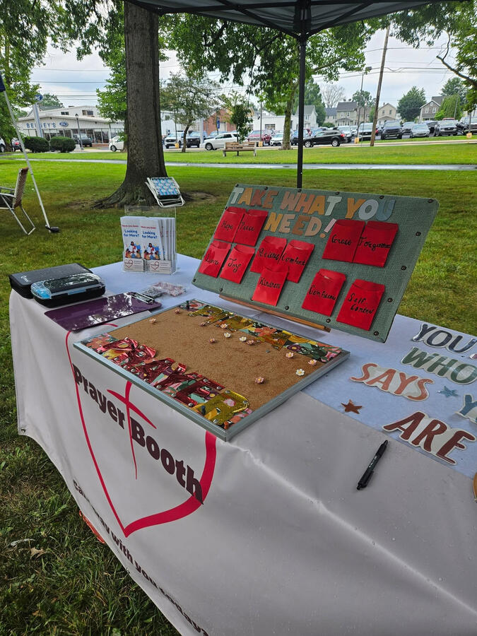 Rain or shine The Prayer Booth works hard serve the community faithfully and show the love of Jesus Christ! - Lansdale 1st Friday. Rain or shine The Prayer Booth works hard serve the community faithfully and show the love of Jesus Christ! - Lansdale 1st Friday.